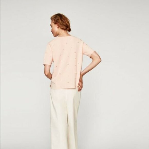 Zara knit pearl short sleeve - Picture 2 of 6